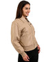 Chamarra Beige marca Lee para Mujer con Bolsillos